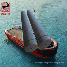 ISO certified hollow cylinder tug rubber fender for boat